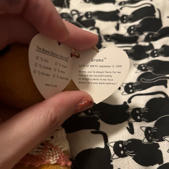 Ty Beanie Babies Baby Grams the Grandmother Beanie - Picture 7 of 7